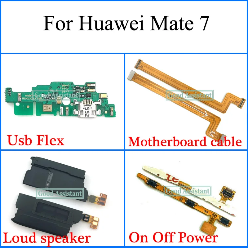 Для Huawei Mate 7 Mate7 MT7 TL10 TL00 UL00 L09 Usb гибкий кабель материнской платы громкий динамик