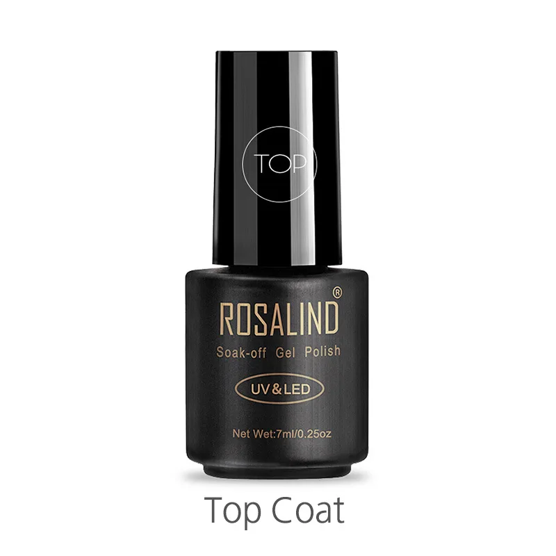 ROSALIND 7 мл Гель-лак для ногтей для маникюра геллак Полупостоянный Гибридный лак для ногтей арт от Prime белый гель лак для ногтей led Гель-лак - Цвет: RATOP