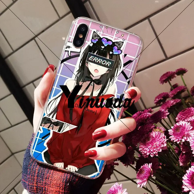 Yinuoda Sugoi Senpai Error waifu Роскошный Уникальный Дизайн чехол для телефона Apple iPhone 8 7 6 6S Plus X