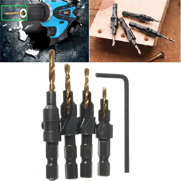 Сверлильный патрон новая ручная дрель Taladro 2015 ограниченная продажа 4 шт. Hss набор