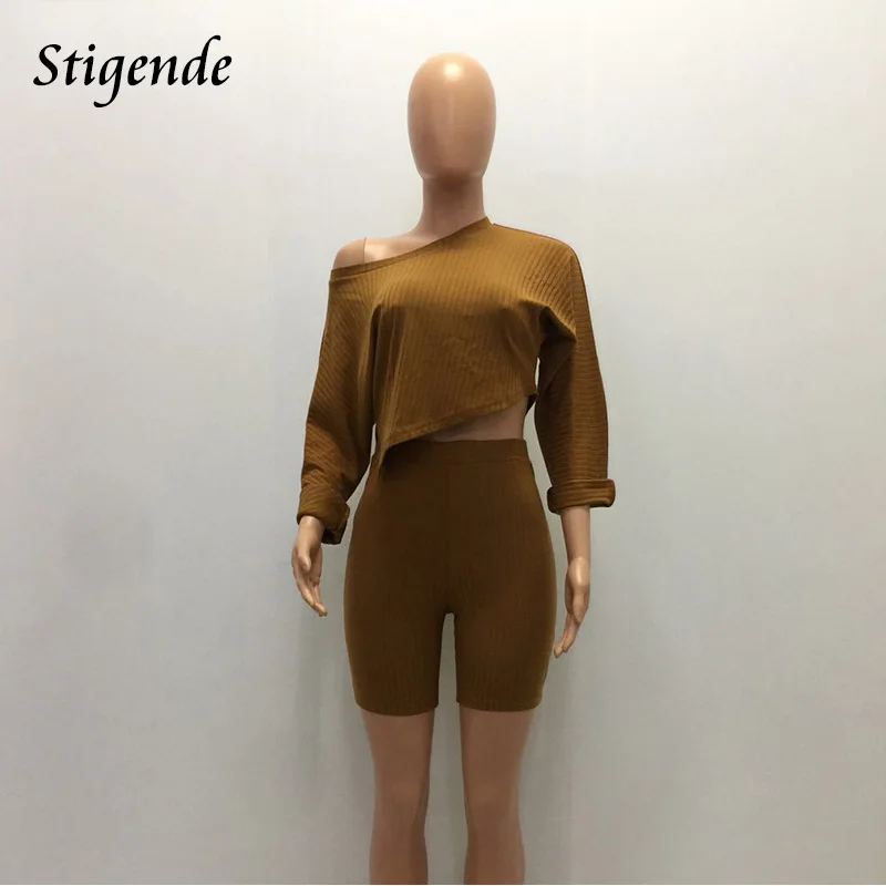 Stigende Женский комплект из двух предметов с шортами и топом сексуальный