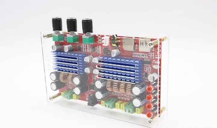 TDA3116 2 1 канальная Плата усилителя сабвуфера Bluetooth 2*60 Вт + 100 Мощный стерео аудио