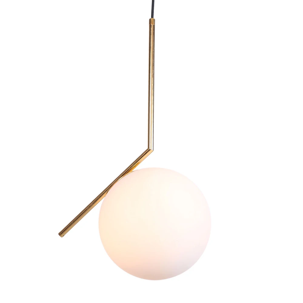 Современная индивидуальная сферическая стеклянная Подвесная лампа E27 220 В