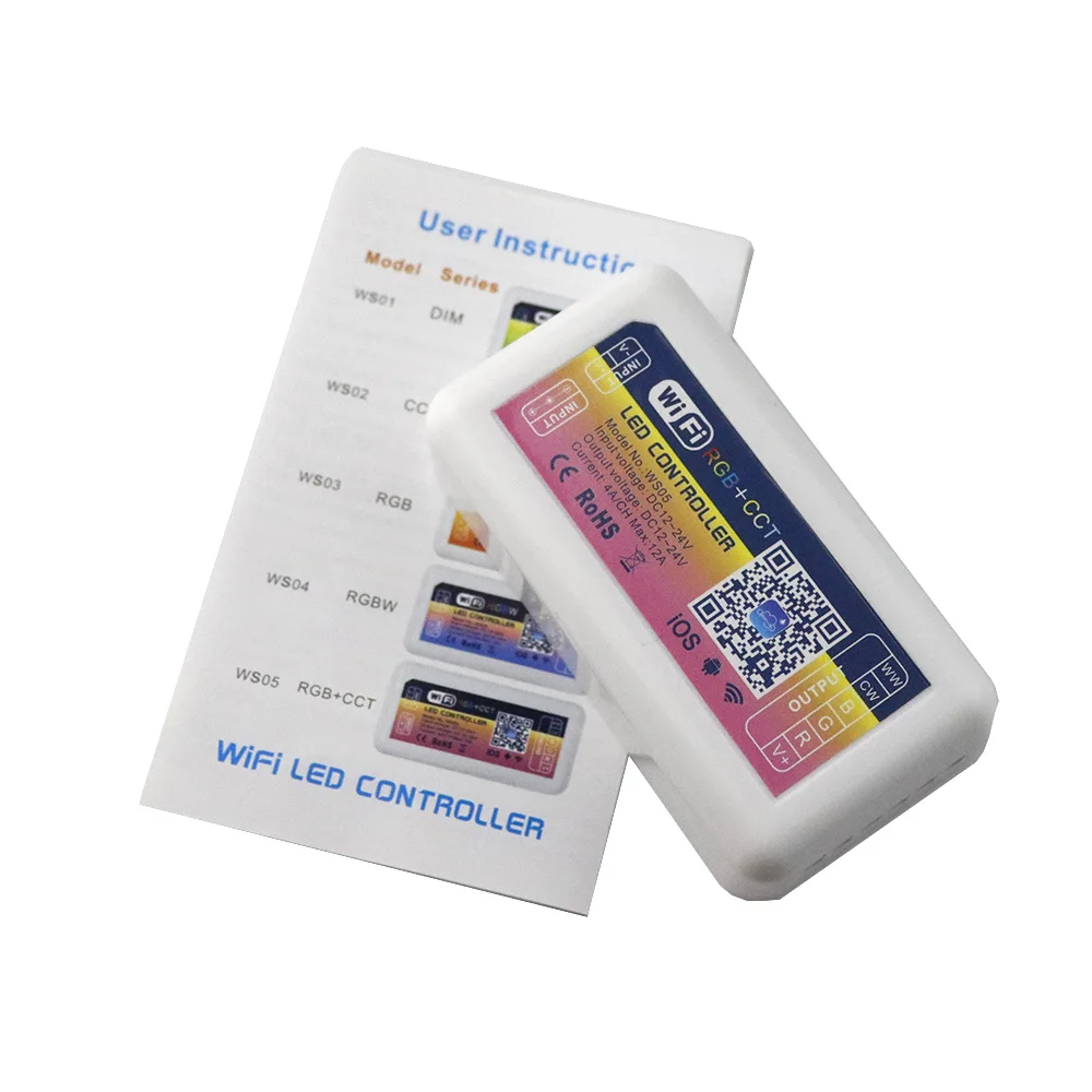 Светодиодный Управление DC12V 24V смарт Светодиодные ленты Wi Fi RGB/RGBW/CCT светодиодный