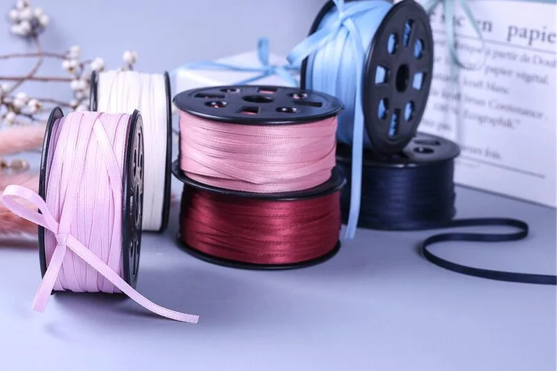 10 мм 50 ярдов двухсторонняя полиэфирно-хлопковая лента DIY ручной работы подарочная упаковка букета обувная Кепка аксессуары для одежды
