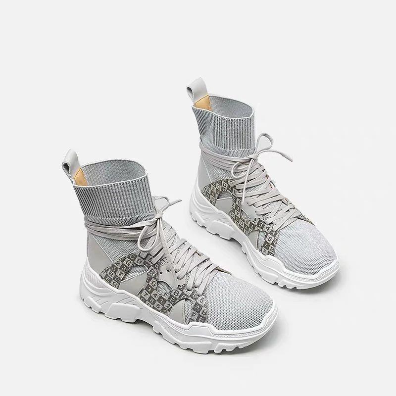 IGU/Модная Повседневная обувь женские дышащие кроссовки из натуральной кожи