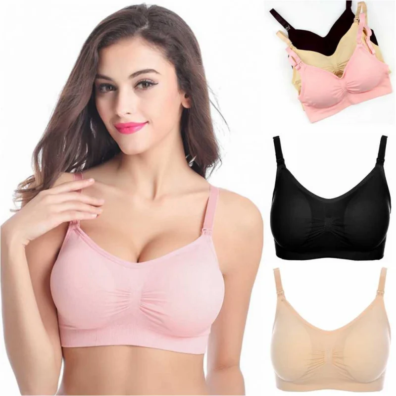 Бесшовный Бюстгальтер для беременных женщин Спорт йога на улице