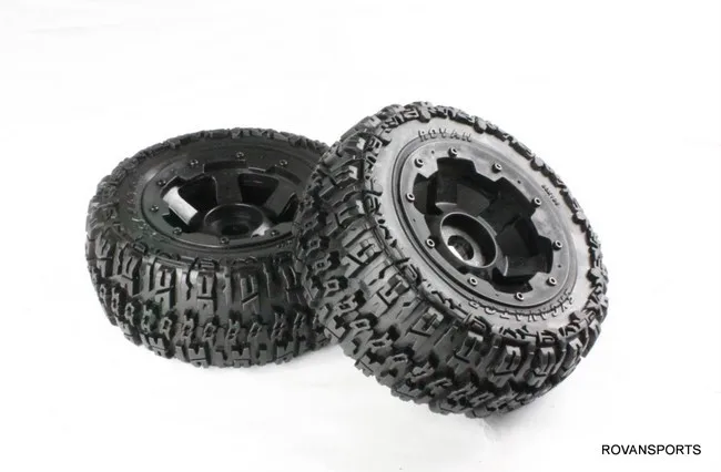 

baja rear knobby tire set for 5T truck 95074