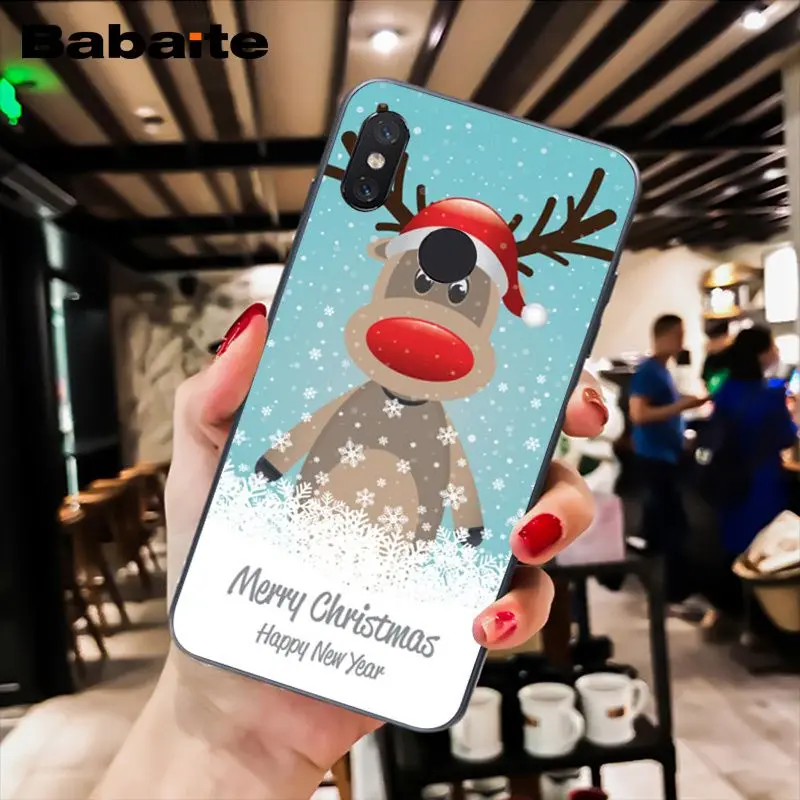 Babaite год Рождественский олень Санта мягкий чехол для телефона для Xiaomi MiA1 A2 lite F1 Redmi8 4X 5Plus S2 Note7 8Pro 5A 6A