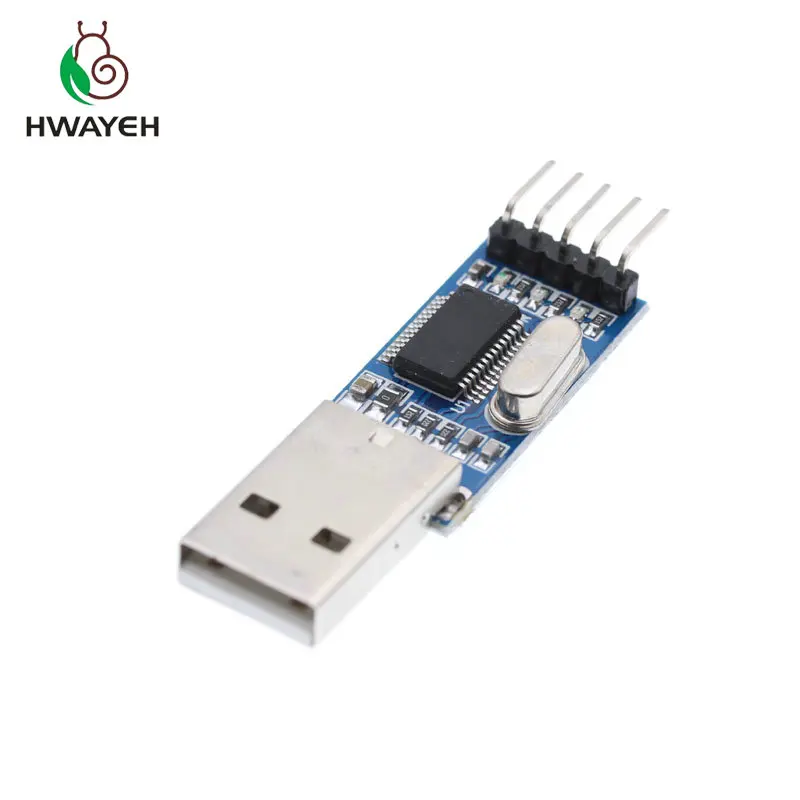 Модуль адаптера преобразователя PL2303 USB в RS232 TTL с пылезащитной крышкой PL2303HX для
