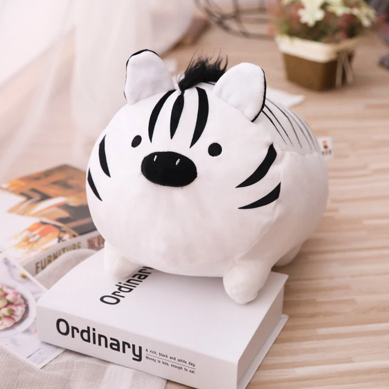 Мягкие животные тигр, плюшевые игрушки подушка животное Зебра Peluche Подушка Kawaii кукла хлопок девочка Brinquedo игрушки для детей