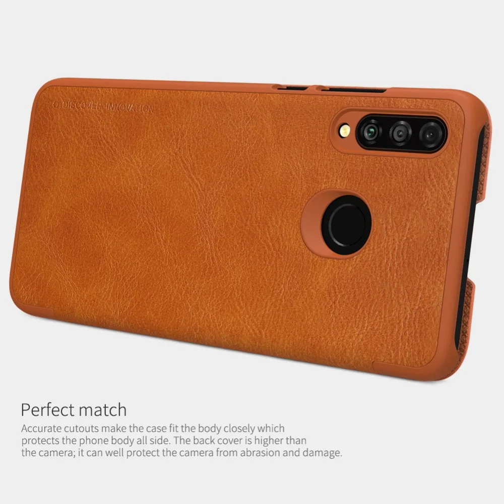 Серия NILLKIN QIN для huawei P30 Lite, чехол, винтажный флип-чехол, кошелек из искусственной кожи, PC, задняя крышка для huawei Nova 4e