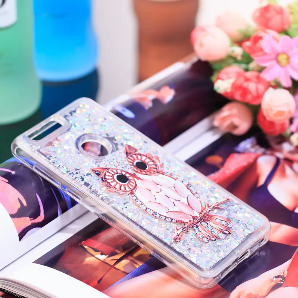 Quicksand Case For Huawei Honor 8 Dynamic Liquid Glitter Stars Phone Cover Coque Shell FRD-AL10 FRD-L09 FRD-L19 FRD AL10 L09 L19 |