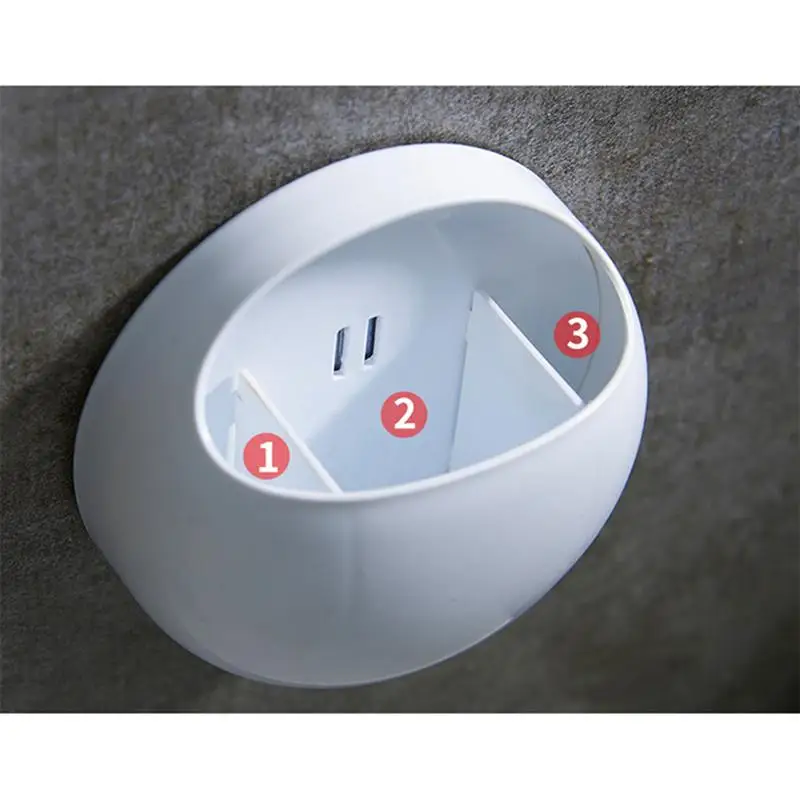 1 шт. держатель для зубной щетки без пробивки пластиковый пасты ванной