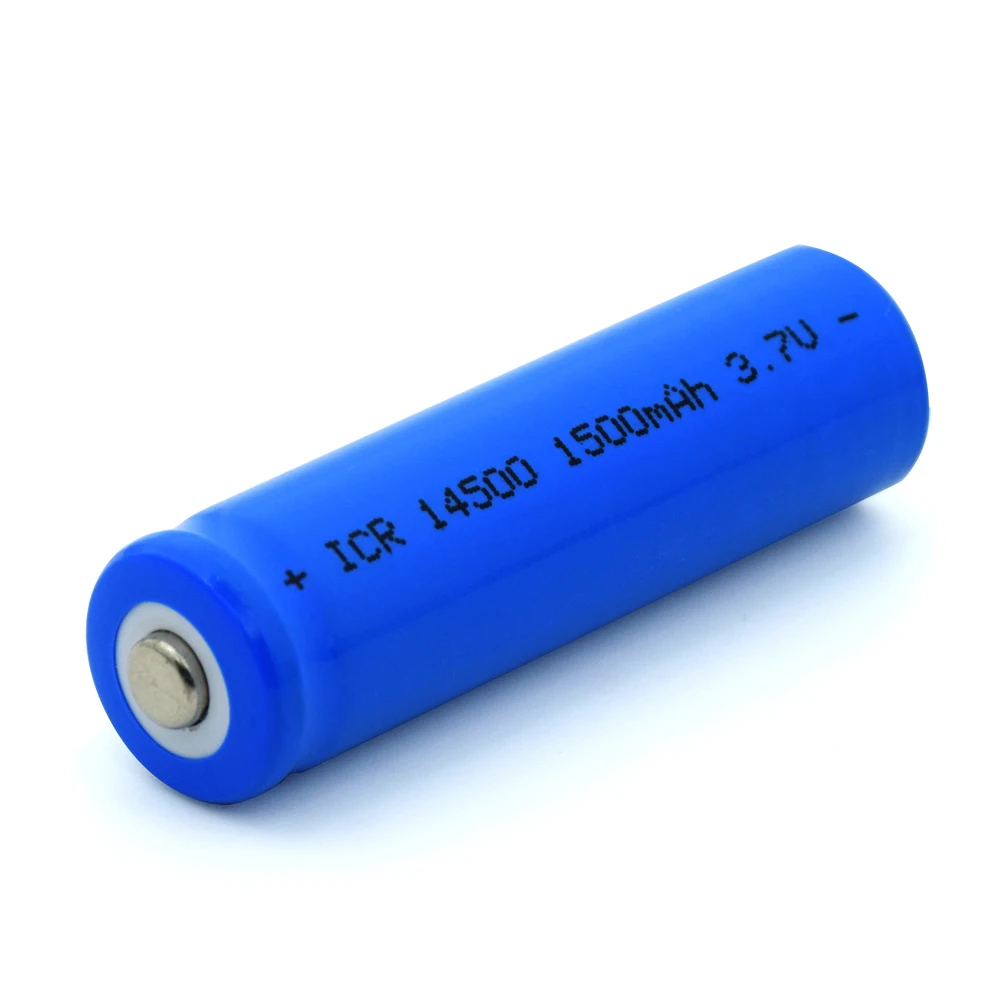 1/2/4/6/8/10x ICR 14500 1500mah литий-ионные аккумуляторы 3,7 V Вольт 14500 литиевая батарея для Камеры Фонарь игрушка с Чехол