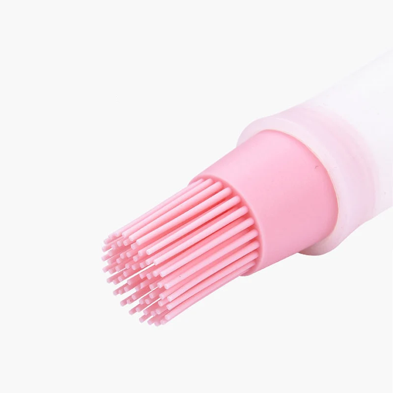 Портативная силиконовая бутылка для масла с кистью выпечки кисточка смазывания