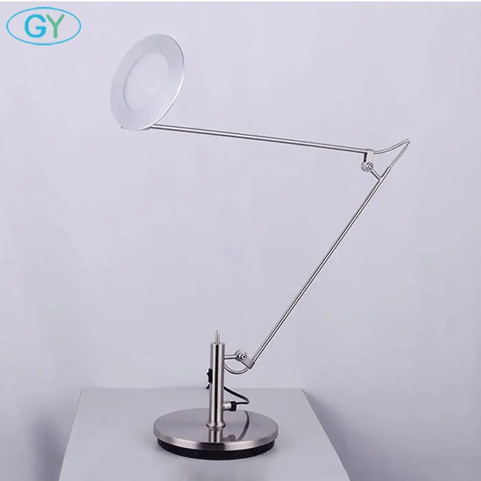Metal folding long arm 6W LED table lamp modern creative art design led desk lamp for office hotel working desk lighting