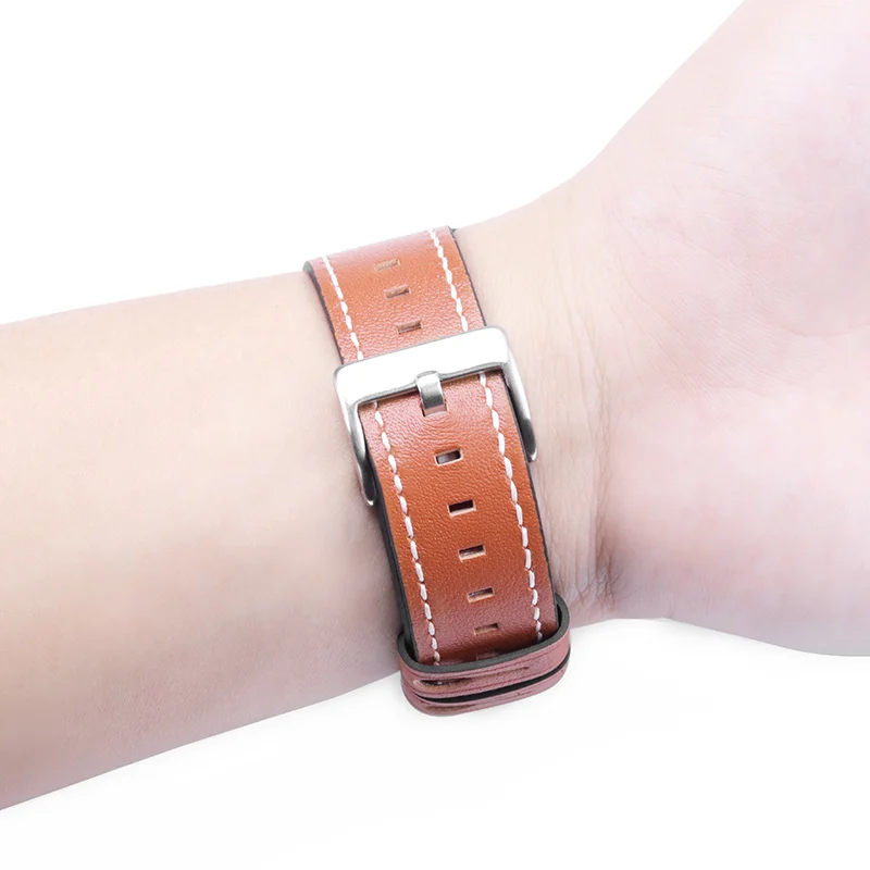 Для lenovo watch X Plus кожаный браслет, совместимый ремешок шириной 20 мм, регулируемый размер, ремешок для замены часов lenovo