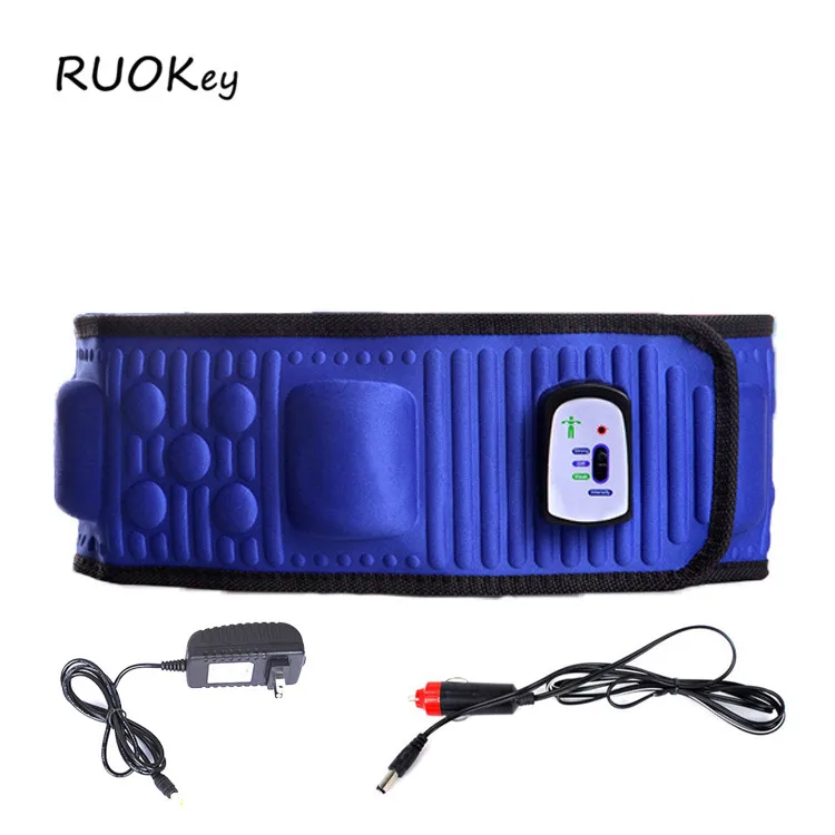 Массажер для похудения пояс фитнес массаж X5 раз вибрация в области живота мышц