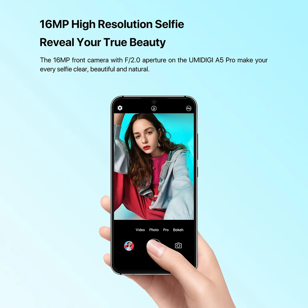 UMIDIGI A5 Pro Android 9,0 восьмиядерный 6," мобильный телефон 16MP тройная камера 4150 mAh 4+ 32 GB Global LTE 4G смартфон с отпечатком пальца смартфон