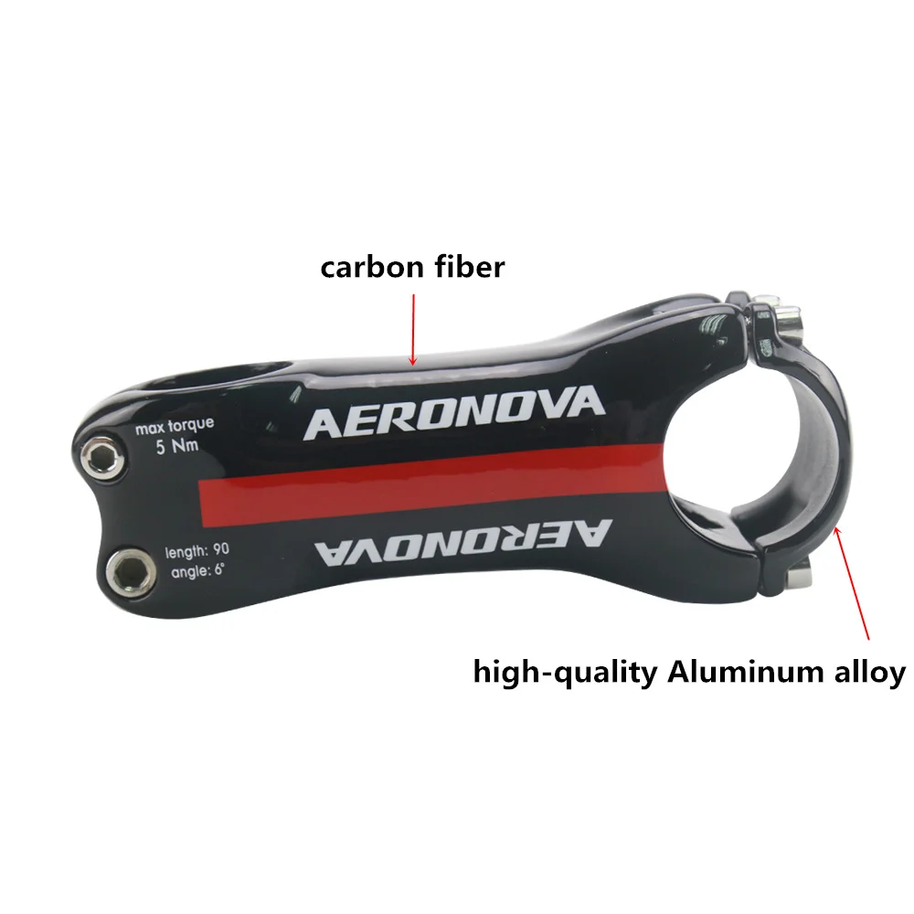 Велосипедные стебли AERONOVA 120 мм 6/17 градусов из углеродного волокна|fork stem|bike stemmtb stem