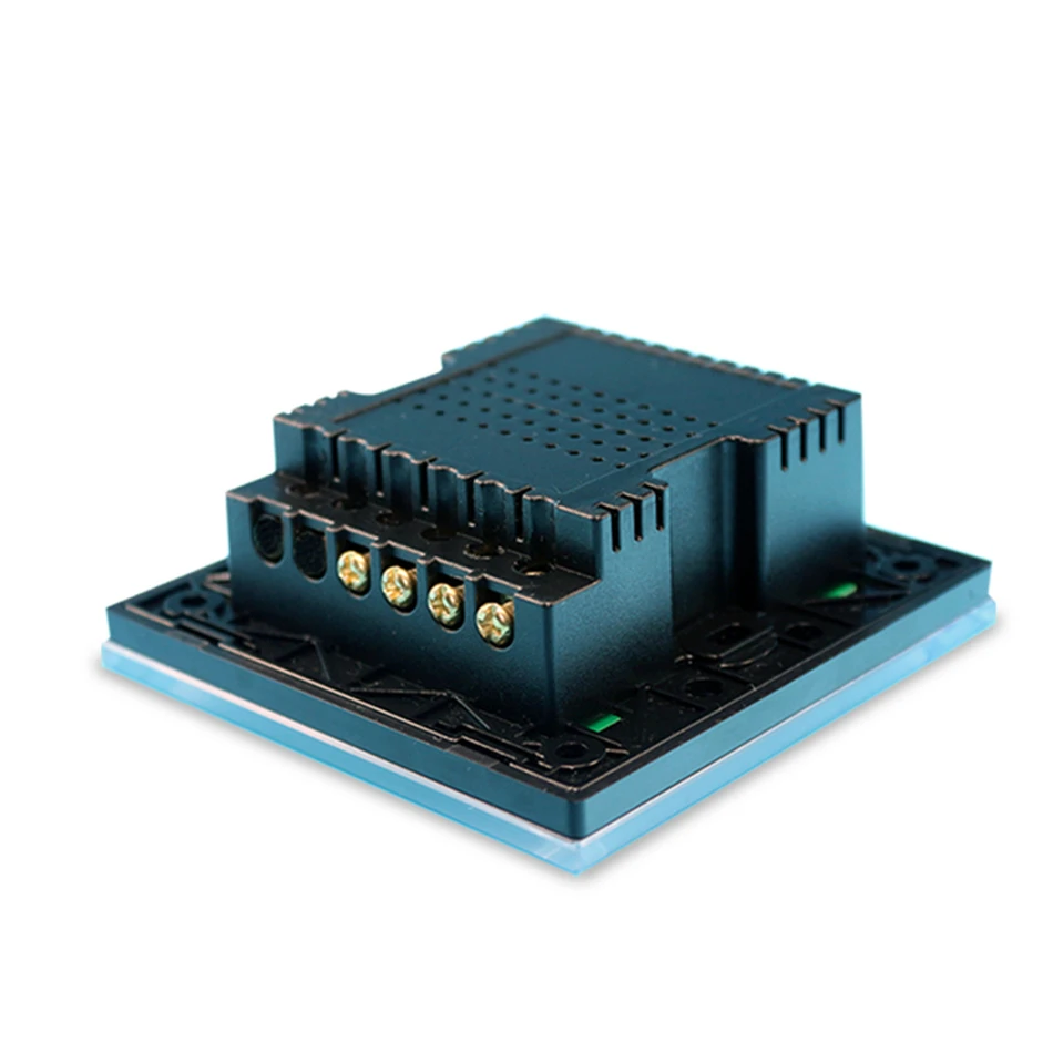 Стандарт Великобритании сенсорный выключатель 3 банды 1 способ вида цветов