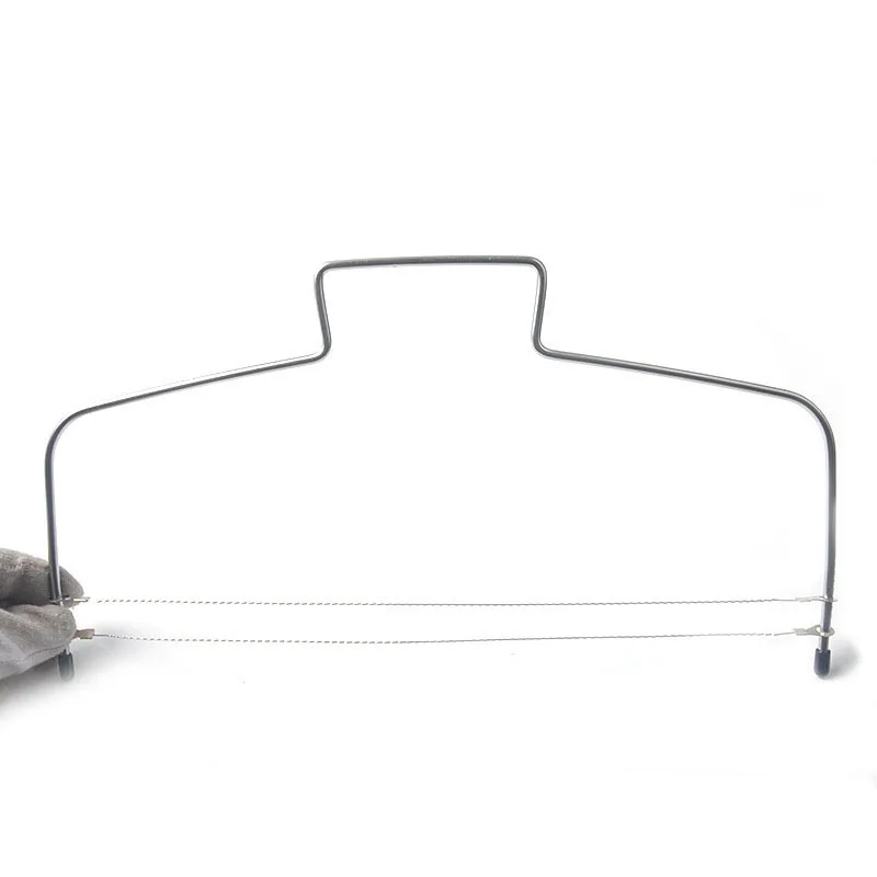 Adjustable 2-Wire Layer Cake Cutter Leveler Stainless Steel Bread Cutting Knife Splitter Toast Slicer | Дом и сад