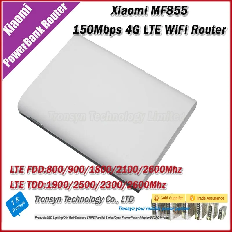 Новое поступление,, 150 Мбит/с, Xiaomi, 7800 мА/ч, 4G LTE, Дополнительный внешний аккумулятор, WiFi роутер MF855, поддержка TDD и FDD, сетевой диапазон