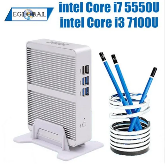 Core i5 7200U мини ПК windows 10 intel i3 7100U DD3L ОЗУ 16 Гб 6006U HD Graphics 520 4K TV BOX ПК|Мини ПК| |
