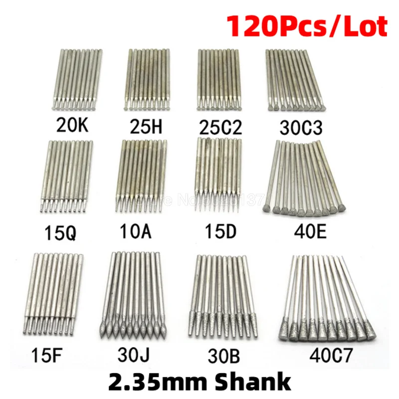 120 шт. 2 35 мм хвостовик шлифовальный станок резьба полировка резной нефритовый