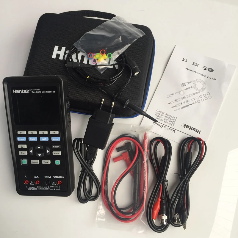 Цифровой осциллограф Hantek 3 в 1 портативный USB мультиметр с 2 мя каналами + генератор