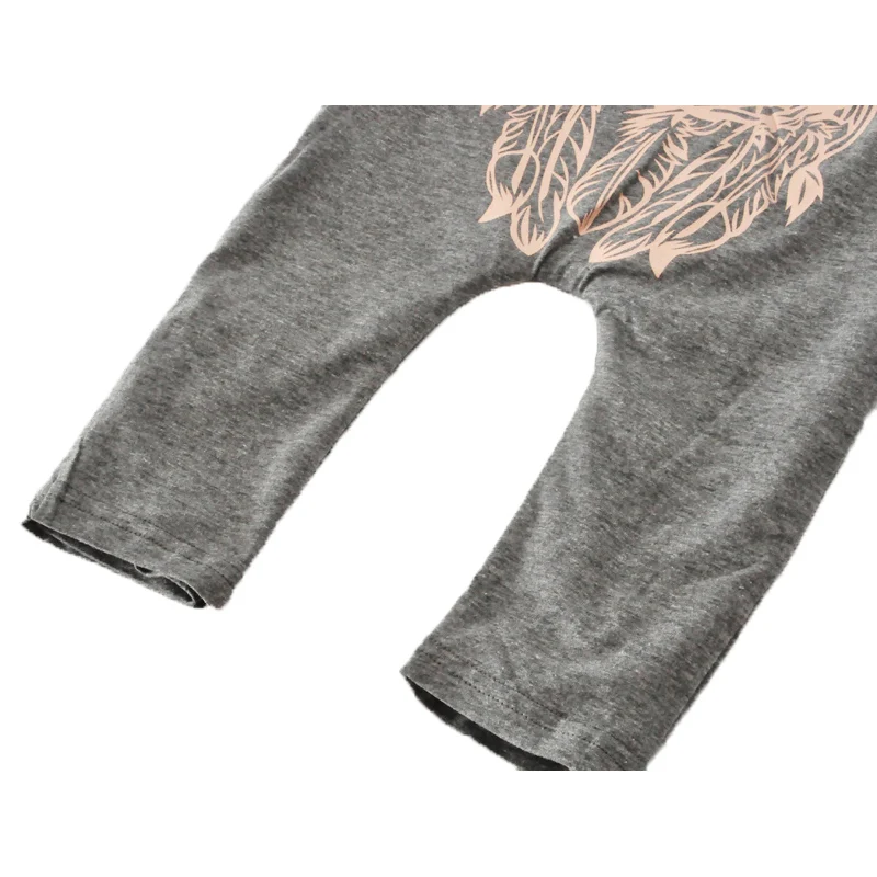 Летний стиль детская одежда для девочек комбинезон 2017 модная с рисунком граффити