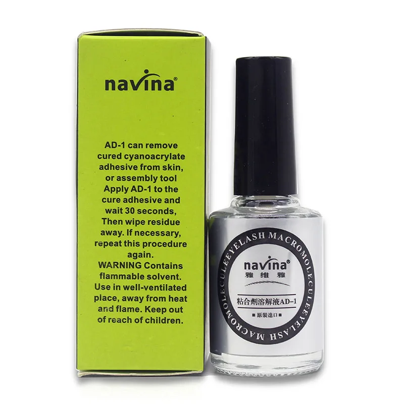 1 Bottle AD-1 Good quality Adhesive Dissolved Liquid Eyelash Glue 15ML Individual Packed for False Remover | Красота и здоровье