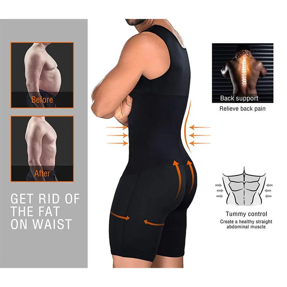 HEXIN мужской формирователь тела для похудения размера плюс Формирователь живота