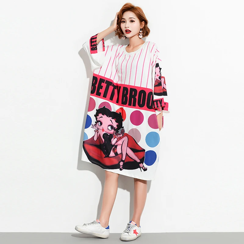 2018 новая дизайнерская Повседневная Милая полосатая белая одежда для девочек