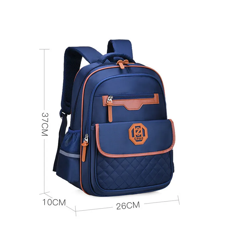 small dark blue Рюкзак, школьная сумка, нейлоновые модные школьные сумки для детей, для девочек и мальчиков, высококачественные рюкзаки для 1-3 классов, Mochila, 2 размера - Цвет: small dark blue