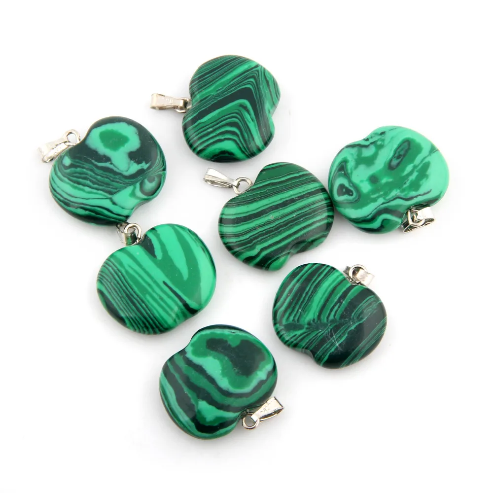 50pcs Natural Stone Apple sharp Hexagonal Charms Beads Chakra Crystal Pendant for Necklace Jewelry Making Women Girls Wholesale |