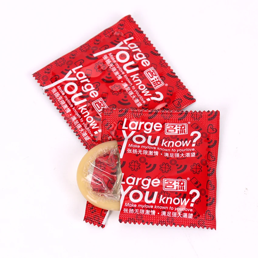 50 шт 55 мм большой размер CondomsSmooth смазанные натуральные латексные презервативы