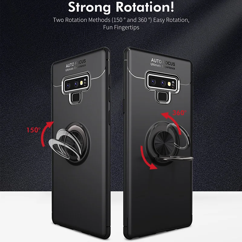 VRSDES чехол для Samsung Galaxy Note 9 8 S9 + S8 автомобильный держатель магнитное кольцо из ТПУ J3