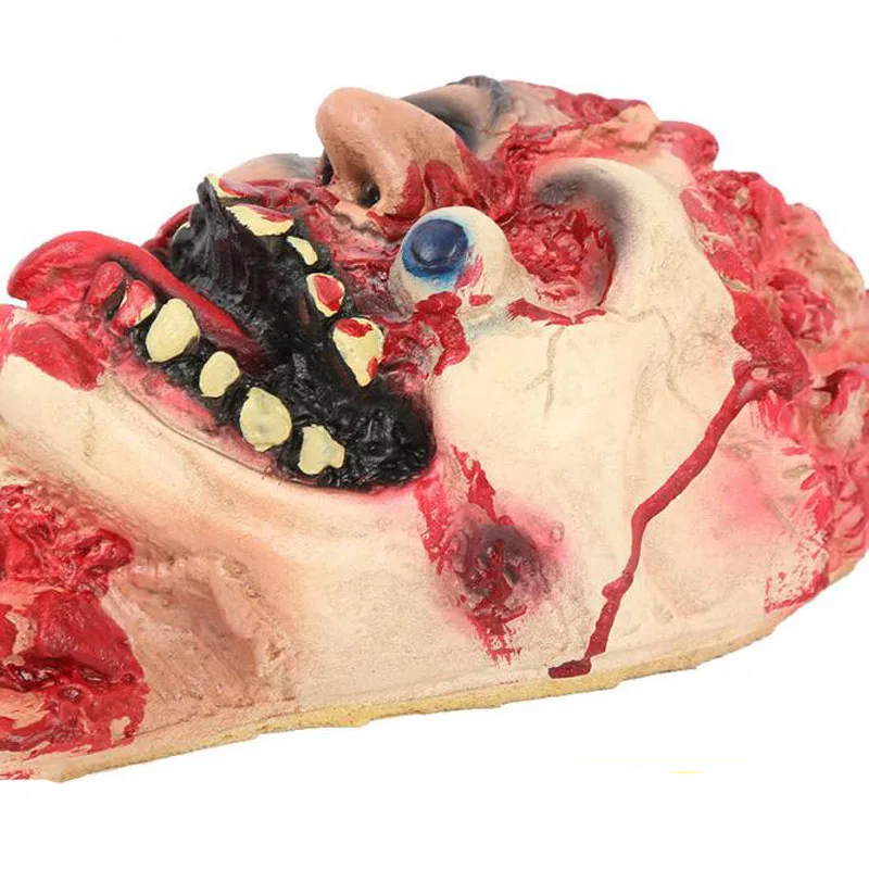 1 шт./лот Хэллоуин реквизит ужасная голова сканер пальцы ноги кровавый Латекс