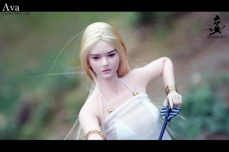 WONDERY 1/6 масштаб Ep02 Daeris Ava голова резная Европа девушка голова лепить модель со съемными ушами для бледного PH Бесшовные тела