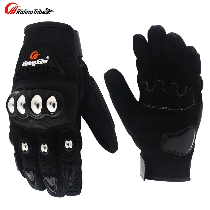 

Metal Motorcycle Gloves Protector Touchscreen Glove Motorbike Breathable Gloves Downhill DH Motocross Glove Luvas Guantes