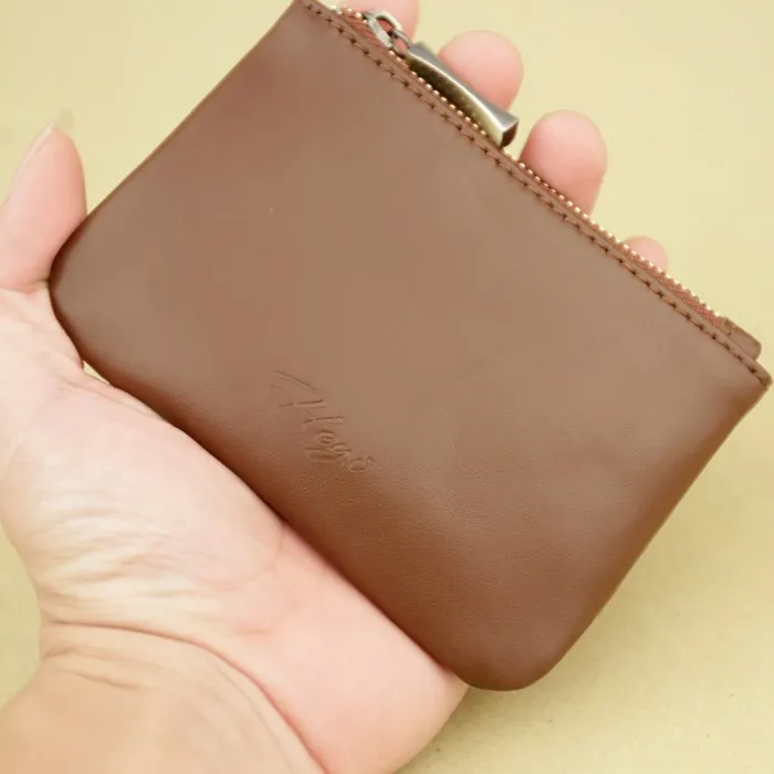 Medee Мини кошельки на молнии маленький кошелек из натуральной кожи тонкий мужские