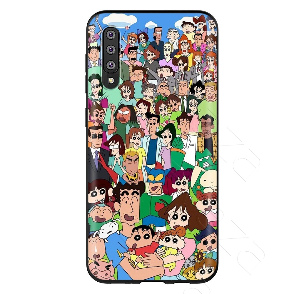 Lavaza Crayon Shin-chan/чехол для Samsung Galaxy S6 S7 край J6 S8 S9 S10 плюс A3 A5 A6 A7 A8 A9 Note 8, 9