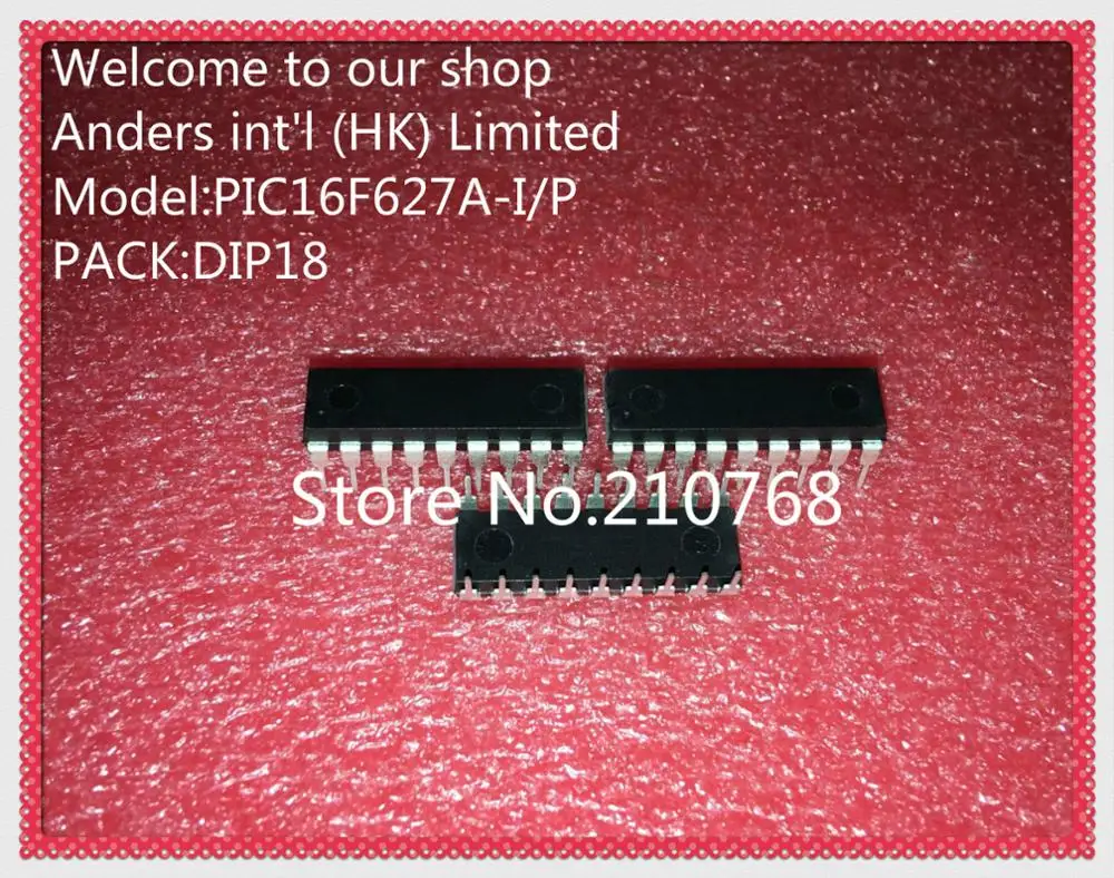 100% Новые оригинальные технические линзы/P PIC16F627AIP PIC16F627A PIC16F627 DIP18 | Электронные