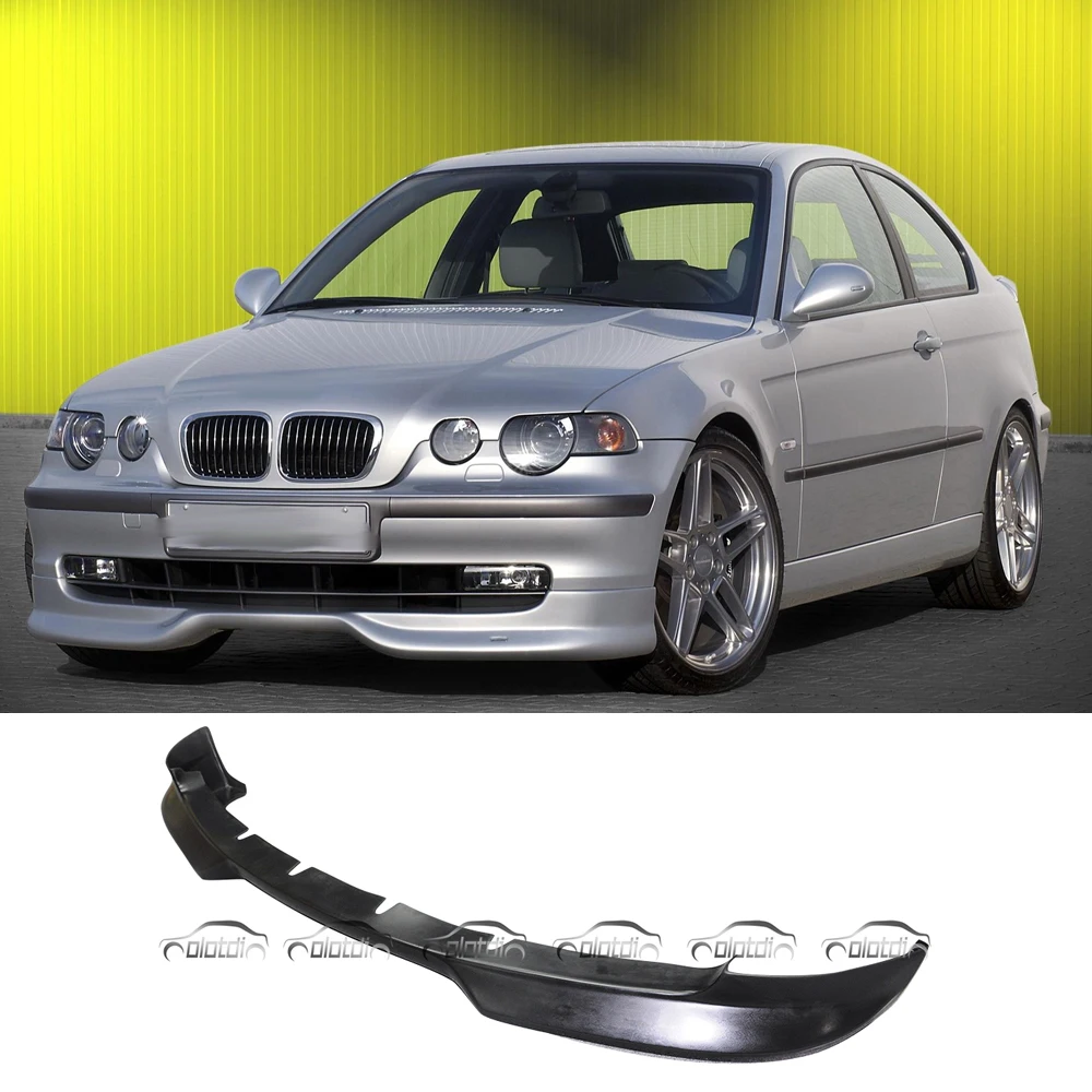 E46 PU материал Авто Стайлинг передний бампер спойлер для BMW 2 двери 2001 2005 может быть