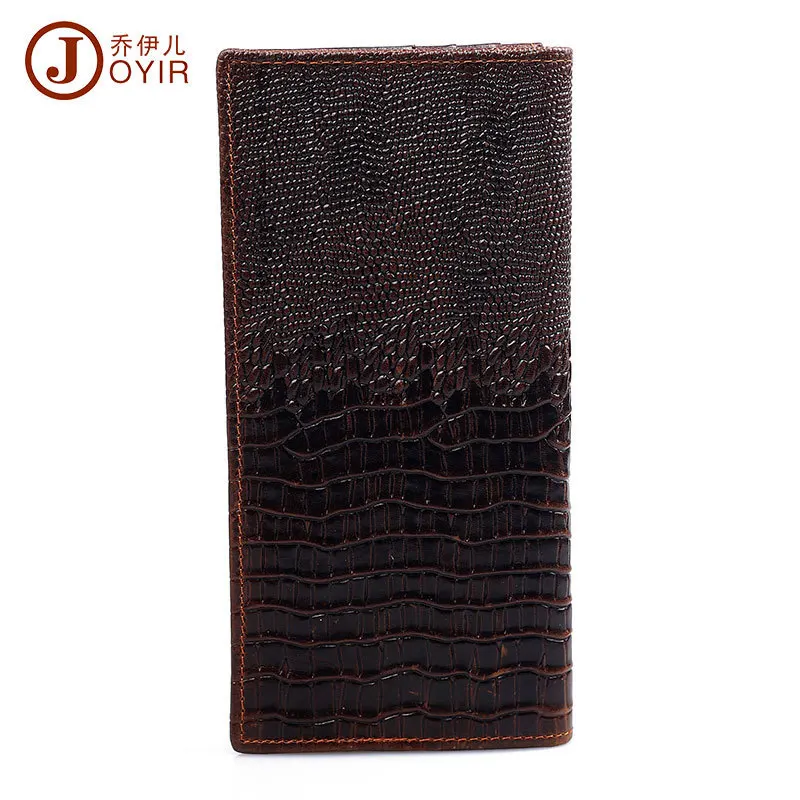 JOYIR мужские кошельки из 2017 натуральной кожи аллигатора деловой мужской кошелек