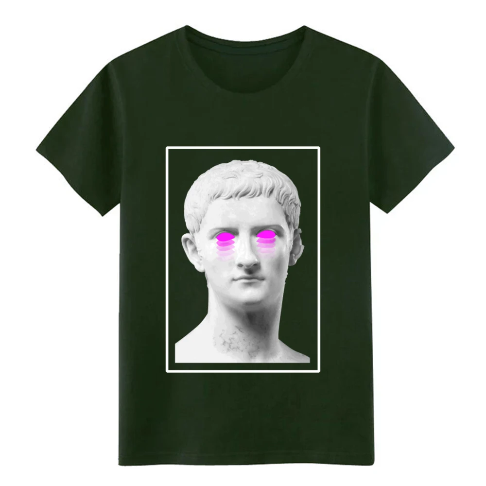 Мужская Эстетическая греческая бюст | Vaporwave футболка трикотажная 100% хлопок плюс