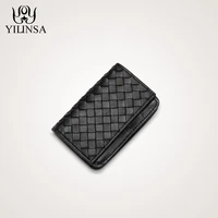 leather business card holder purses men women wallet high capacity id card small card package for male ladies wallets and purse