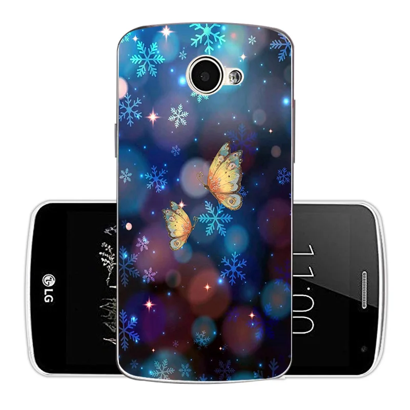 Чехол для LG K5 Blue мягкий чехол из ТПУ LTE X220DS x220 K 5 задняя крышка в цветочек k5 0 ''K